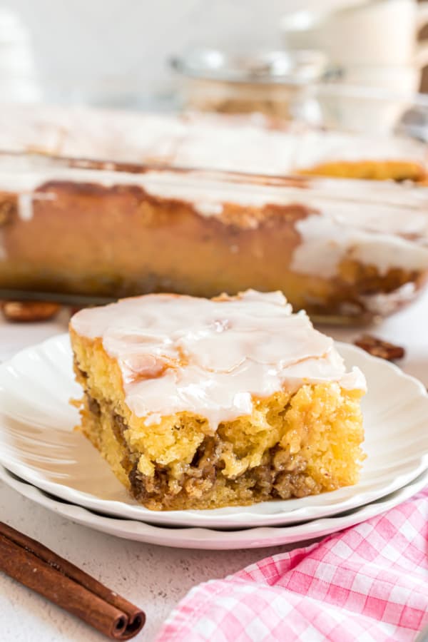 Honey Bun Cake - Shugary Sweets