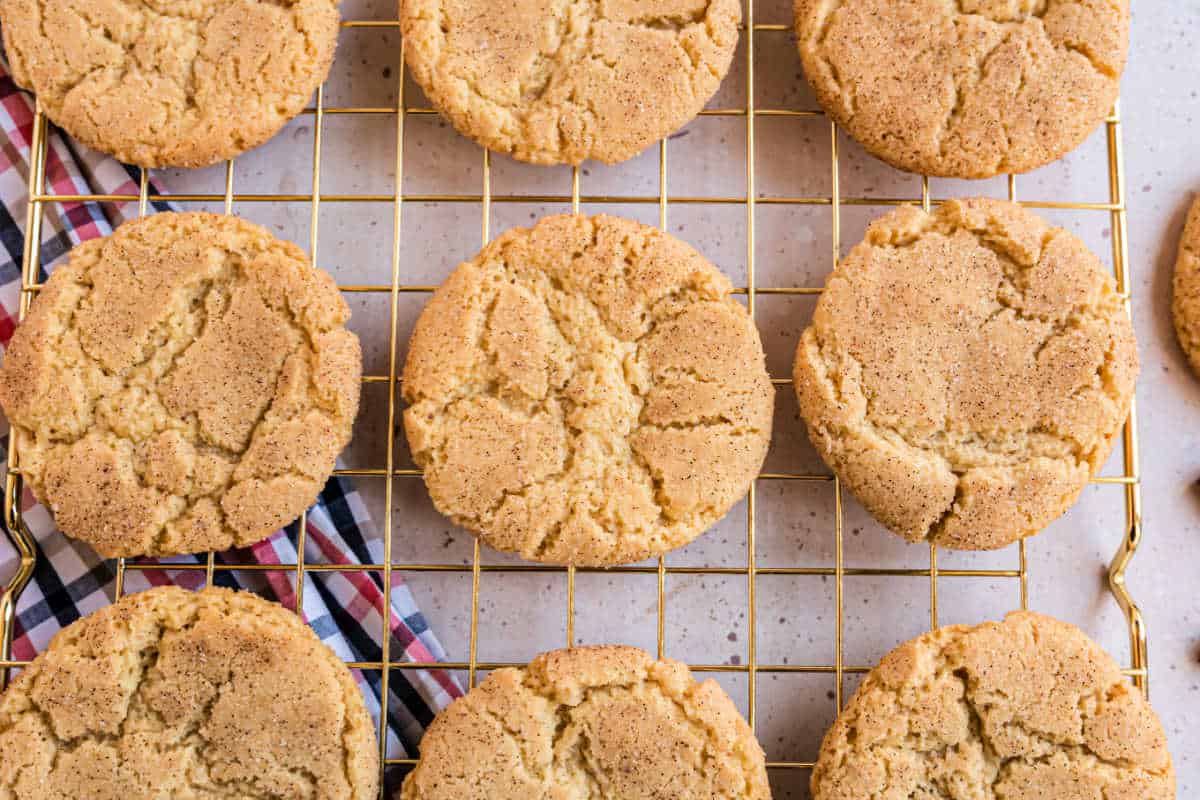 Brown Butter Snickerdoodle Cookies