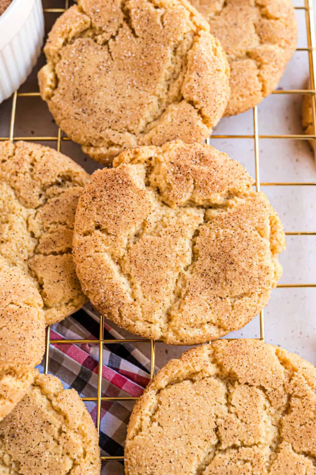 Brown Butter Snickerdoodle Cookies