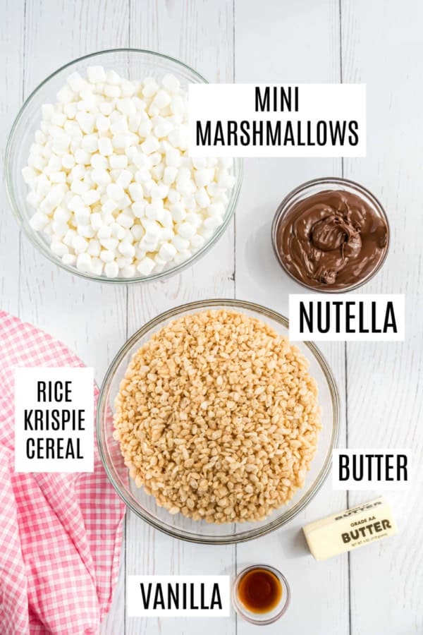 Easy Nutella Rice Krispie Treats