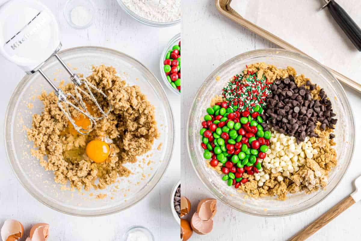 Step by step photos showing how to make Santa's favorite cookies.