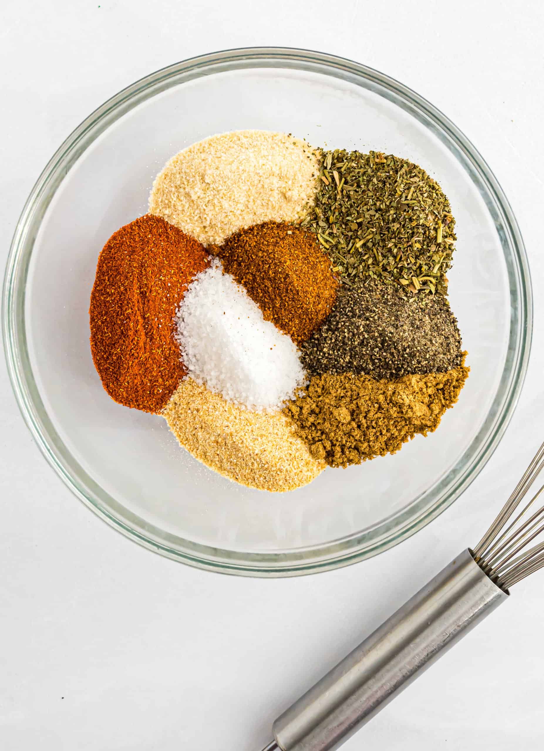 Seasonings used to make blackened seasoning mix.