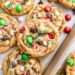 These aren’t just any old Christmas cookies! These are Santa’s Favorite Cookies! With a buttery brown sugar dough, chocolate chips, sprinkles, and M&Ms, you might want to sneak a few too.